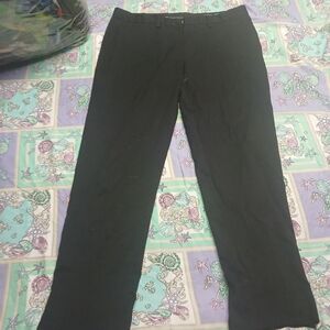 Louis Raphael Slim Fit 36 X 30 Black Khaki Dress Pants